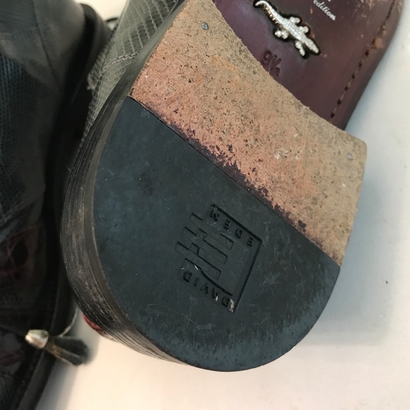 David Eden Limited Edition  crocodile/ Lizard shoe